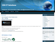 Tablet Screenshot of cdssolutions.co.uk